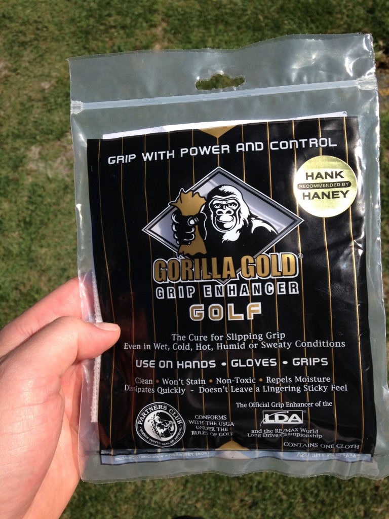 Gorilla Gold Tacky Towel Grip Enhancer With Covey Sports Cloth