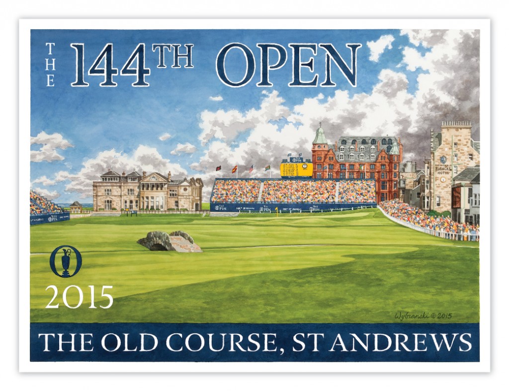 2015 British Open Poster