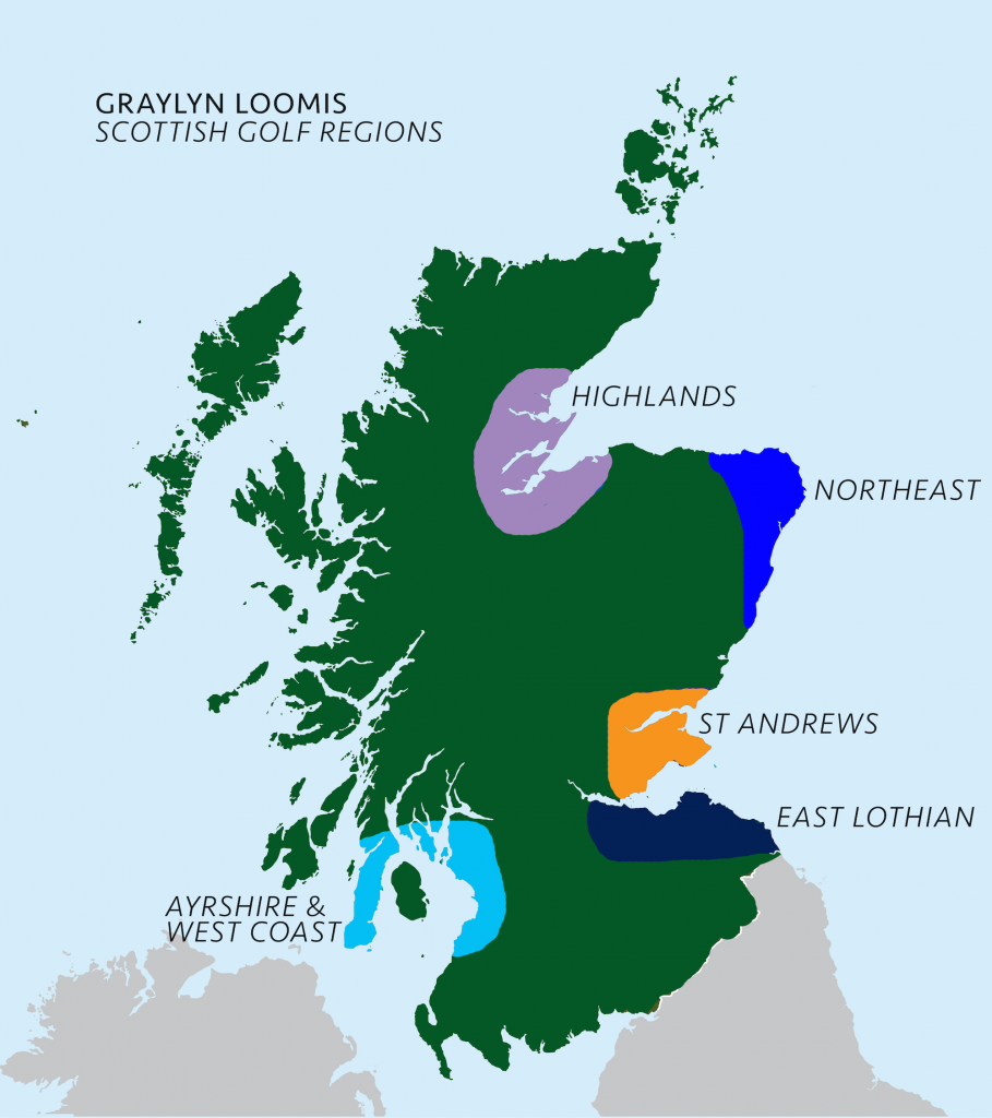 Scottish Region Map